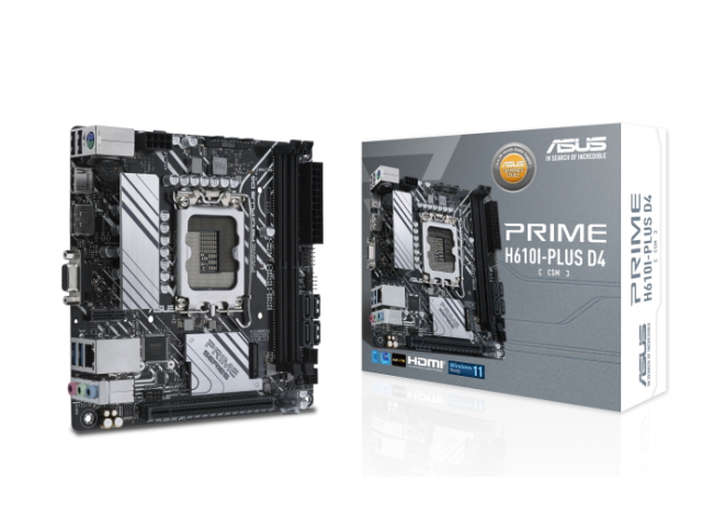 ASUS PRIME H610I-PLUS D4-CSM インテル 600シリーズ LGA1700対応