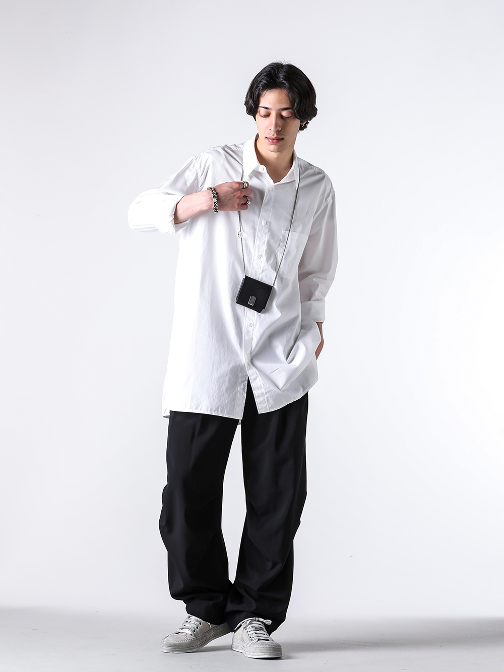 Yohji Yamamoto POUR HOMME スタンダードBIGブラウス ベーシック