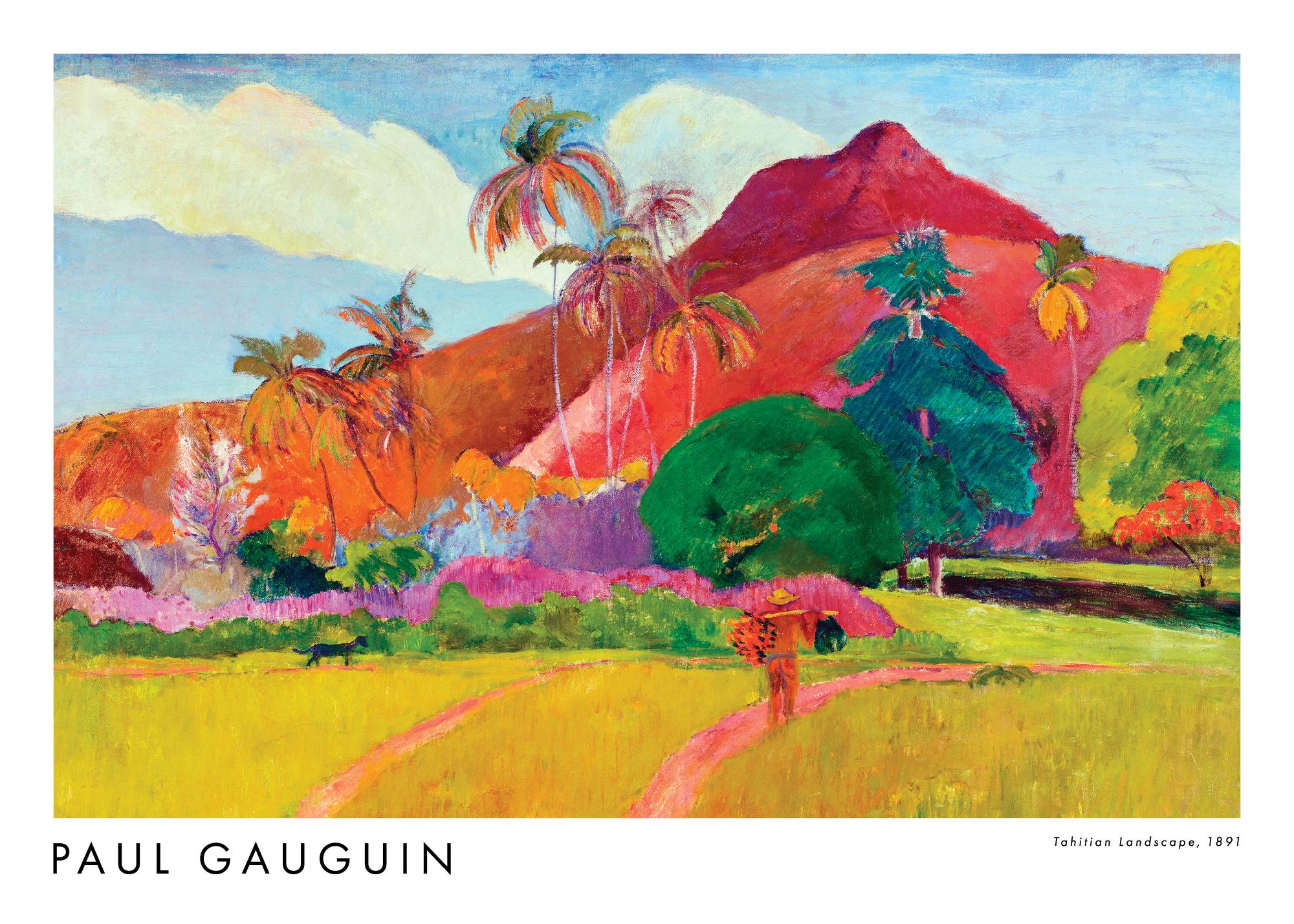 Paul Gauguin – Tahitian Landscape Poster | Kunstdruck bei Desenio
