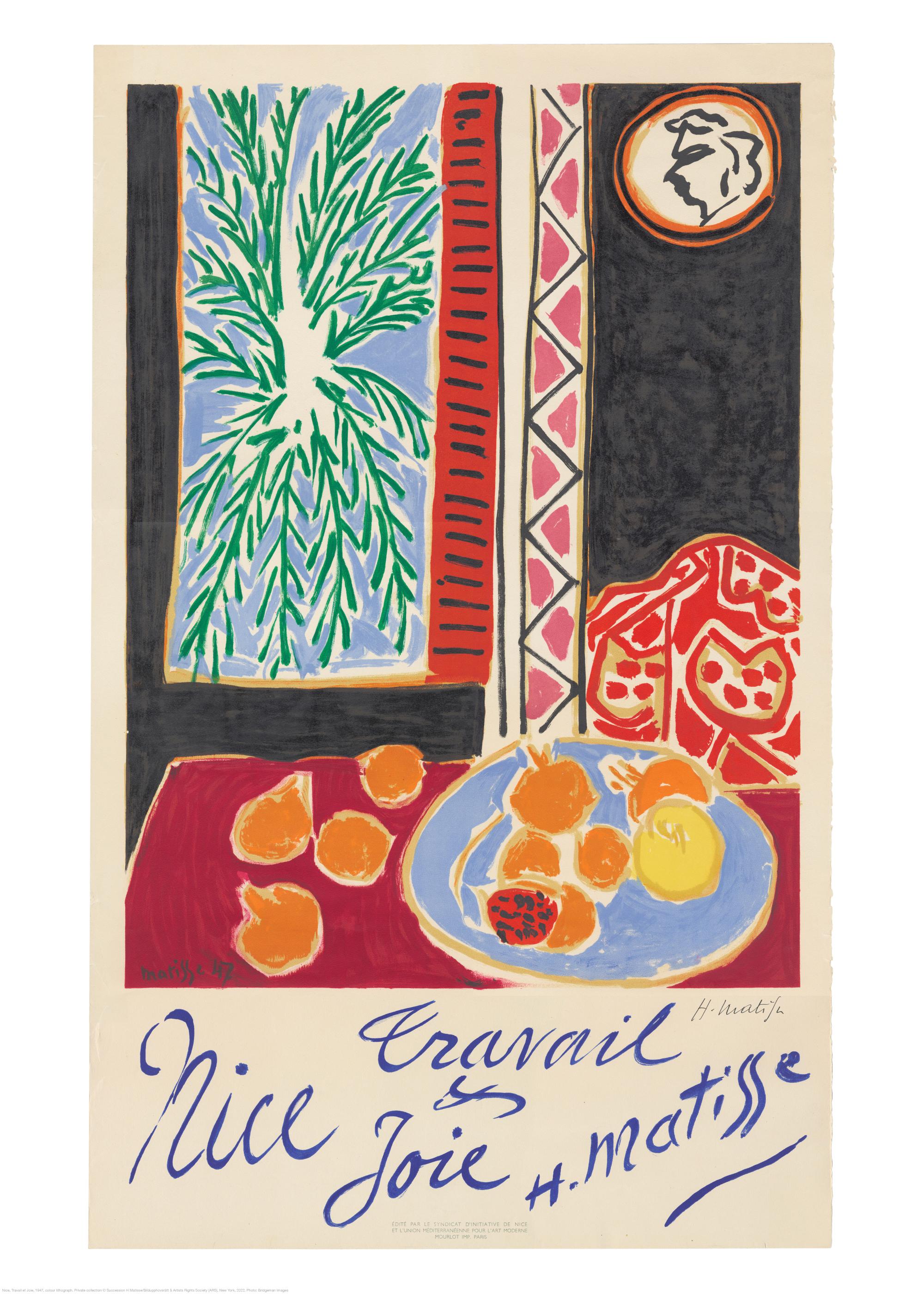 Matisse - Nice, Travail et Joie Poster | Desenio CA