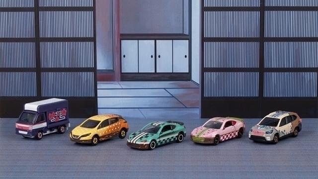鬼滅の刃」キャラをイメージしたトミカ発売 市松模様のトヨタ86など全5