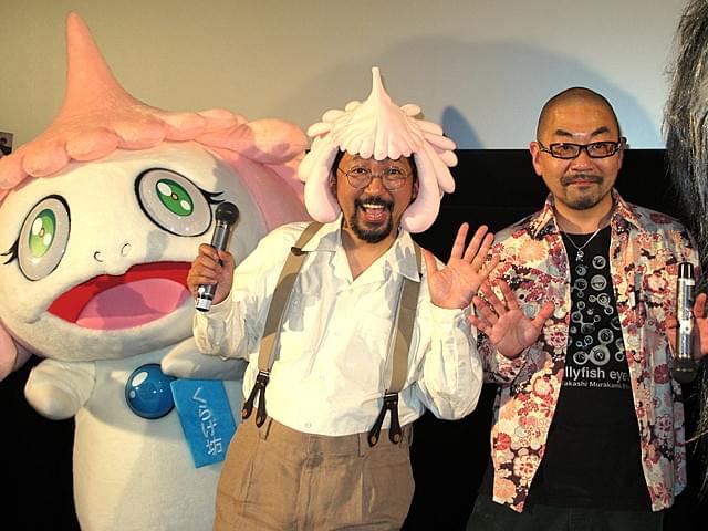 村上隆が描く「ゴジラ対エヴァンゲリオン」新ビジュアル披露！日本画