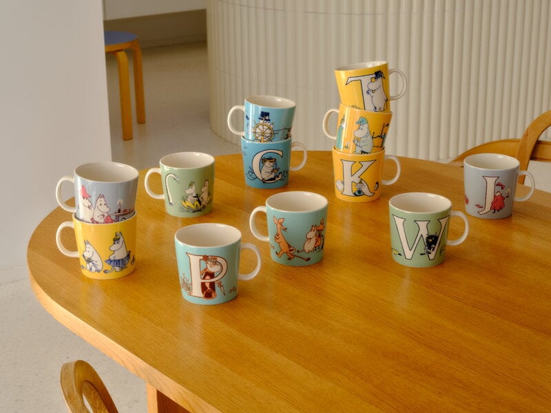 Moomin Arabia Moomin mug 0,4 L, ABC, J | Finnish Design Shop