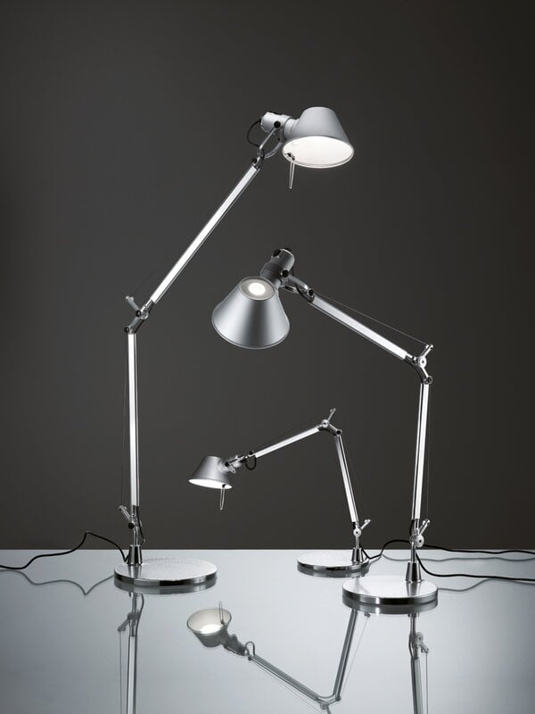 Artemide Tolomeo Micro table lamp, aluminium | Finnish Design Shop