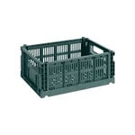 HAY Colour Crate, M, recycled plastic, charcoal | Finnish Design Shop