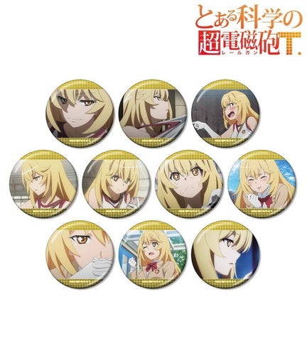 超電磁砲Tグッズ！御坂美琴＆食蜂操祈の缶バッジなどAMNIBUSにて受注