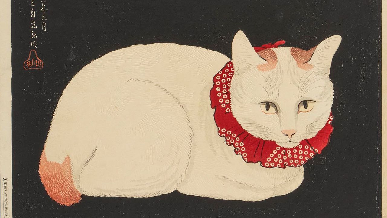 浮世絵に出てくる猫を集めた「ネコづくし」展、そごう美術館で開催
