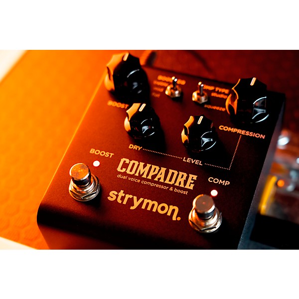 Strymon Compadre Dual Voice Compressor & Boost Effects Pedal