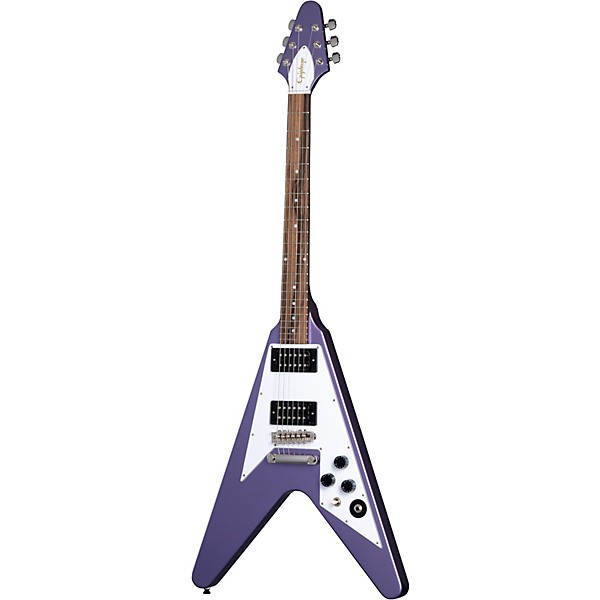 Epiphone Kirk Hammett 1979 Flying V Electric Guitar Purple