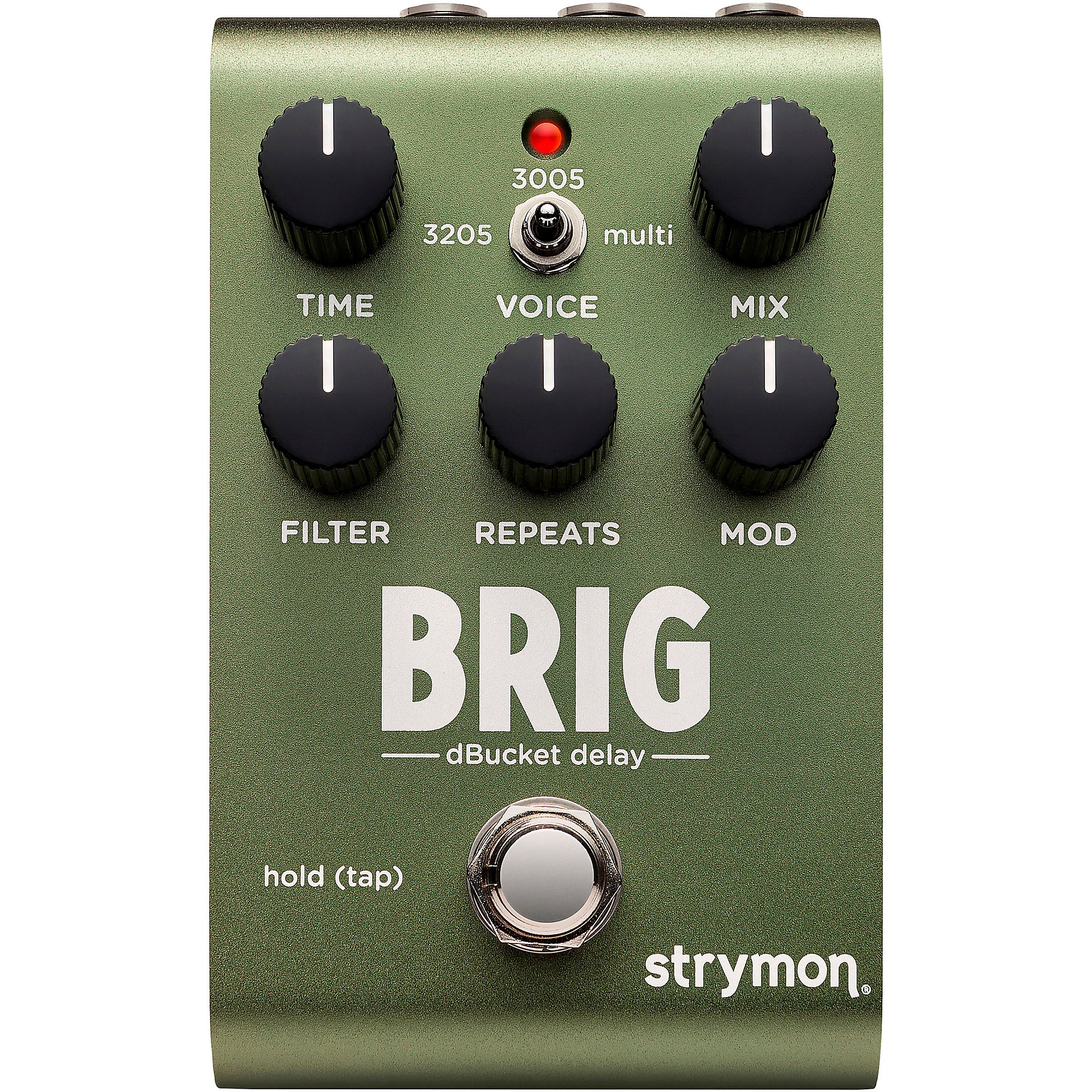 Strymon Brig Multi-Voiced dBucket Delay Effects Pedal Green