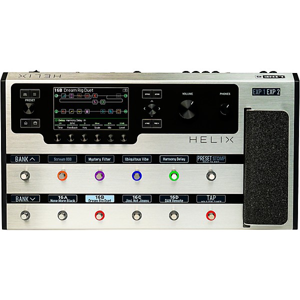 Line 6 Helix Limited-Edition Multi-Effects Guitar Pedal Platinum