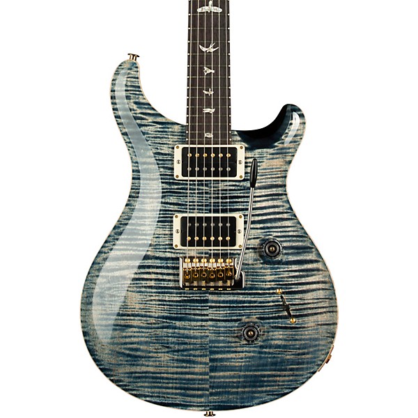 Platinum PRS Custom 24 10-Top Electric Guitar - Faded Whale Blue