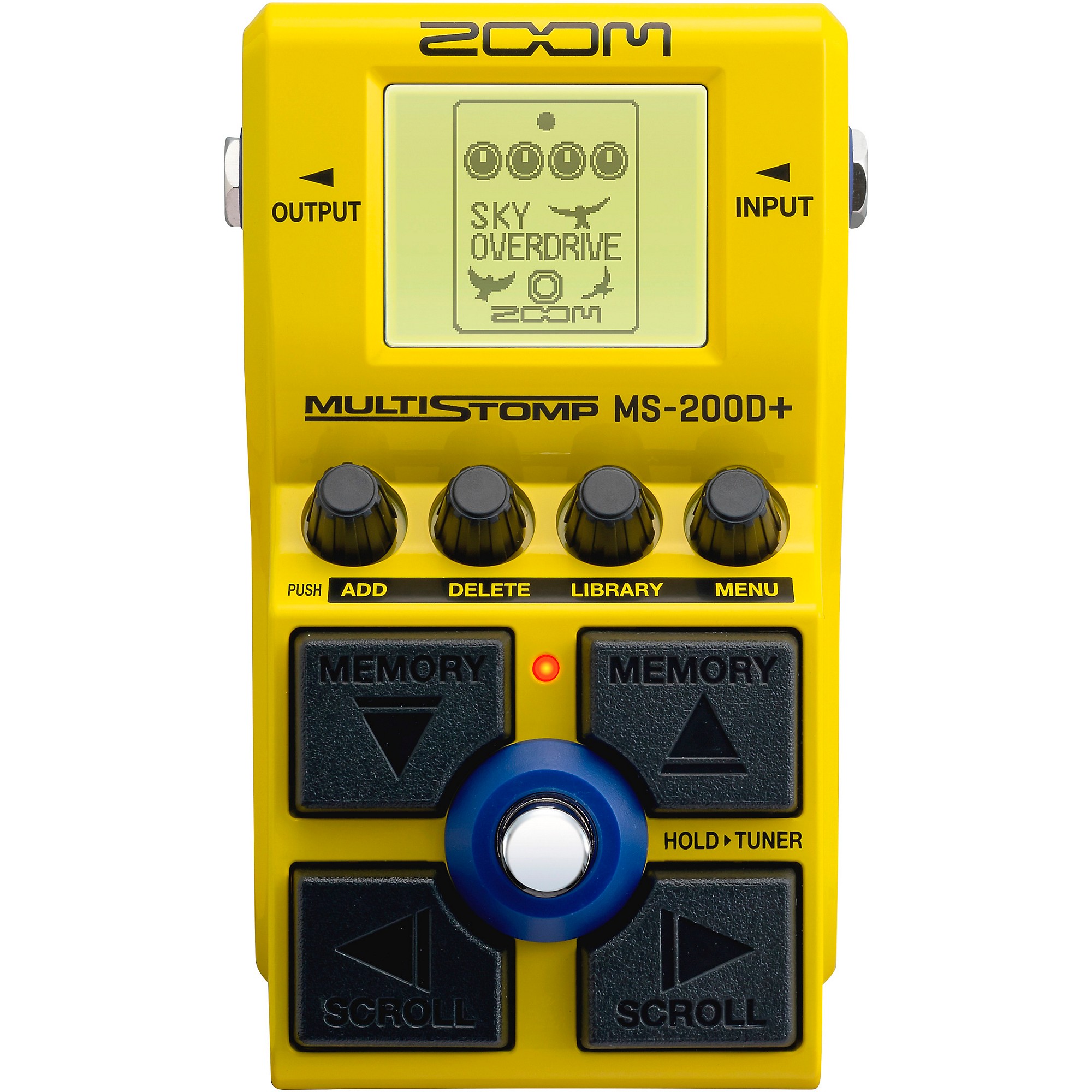 Zoom MS-200D+ Multi-Stomp Distortion Effects Pedal Yellow | Guitar