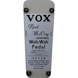 VOX VRM-1 Real McCoy Limited-Edition Wah Effects Pedal Chrome