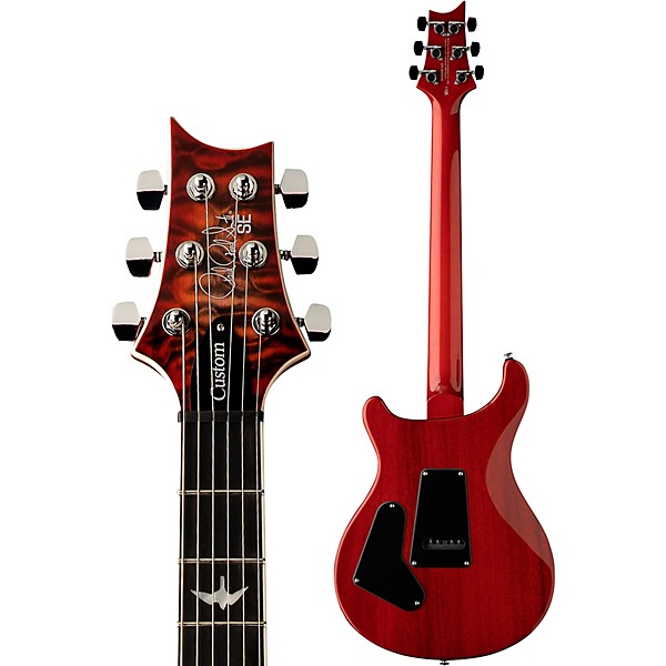 PRS SE Custom 24-08 Quilt Package Electric Guitar Charcoal Cherry