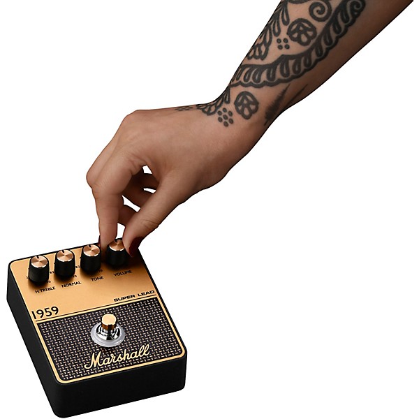 Marshall 1959 Vintage Overdrive Super Lead Pedal - Gold