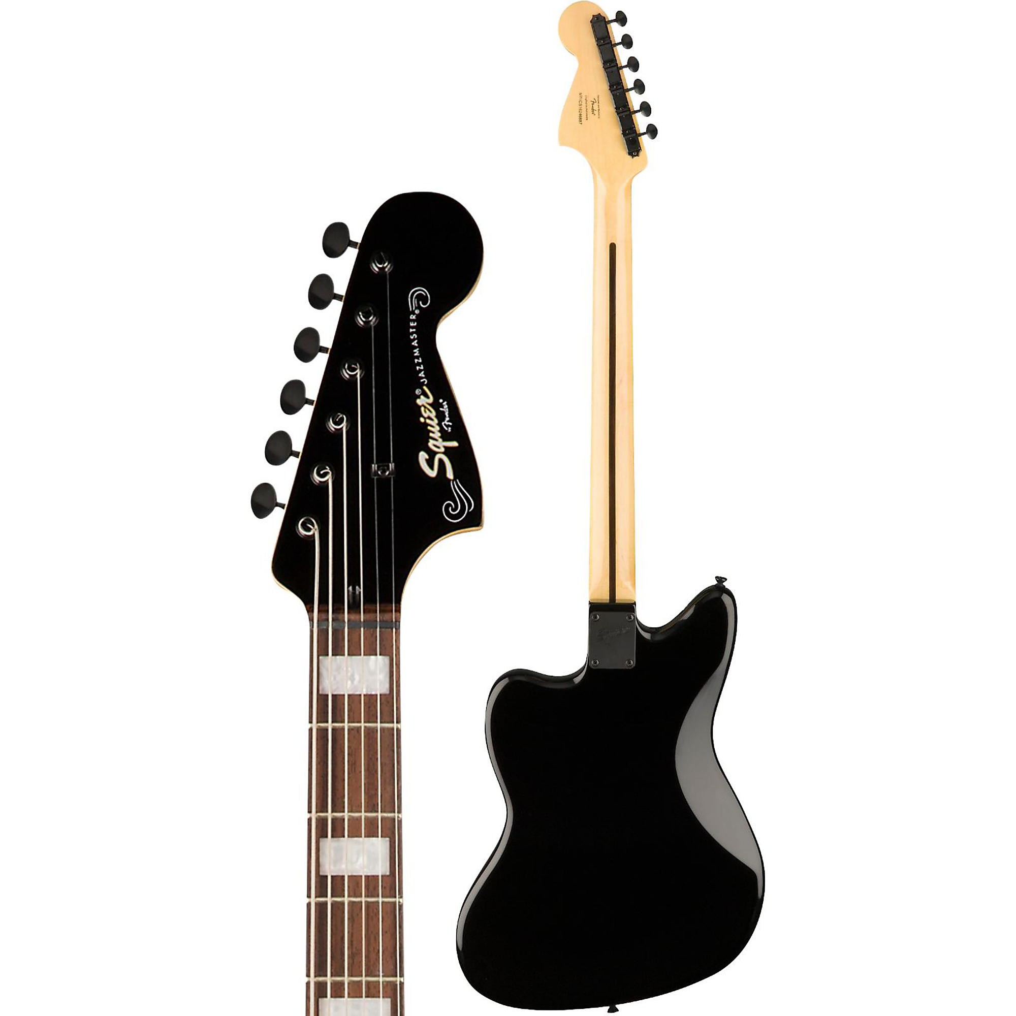 Vintage Modified Baritone Jazzmaster Black 888366055076 | Guitar