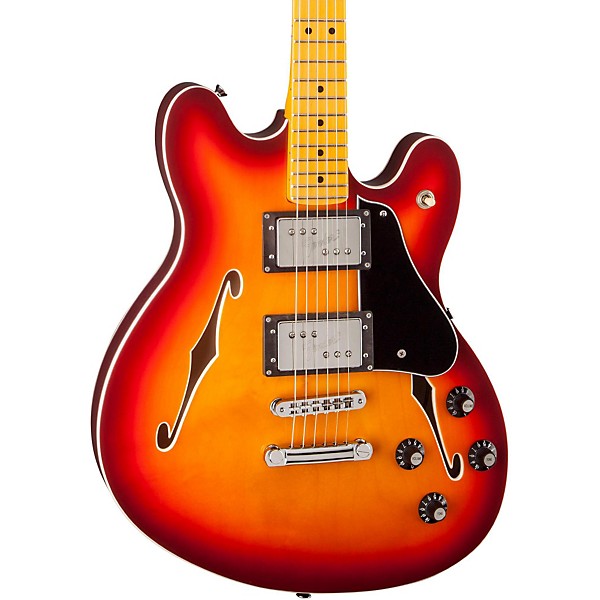 Fender Starcaster Semi-Hollowbody Electric Guitar Aged Cherry