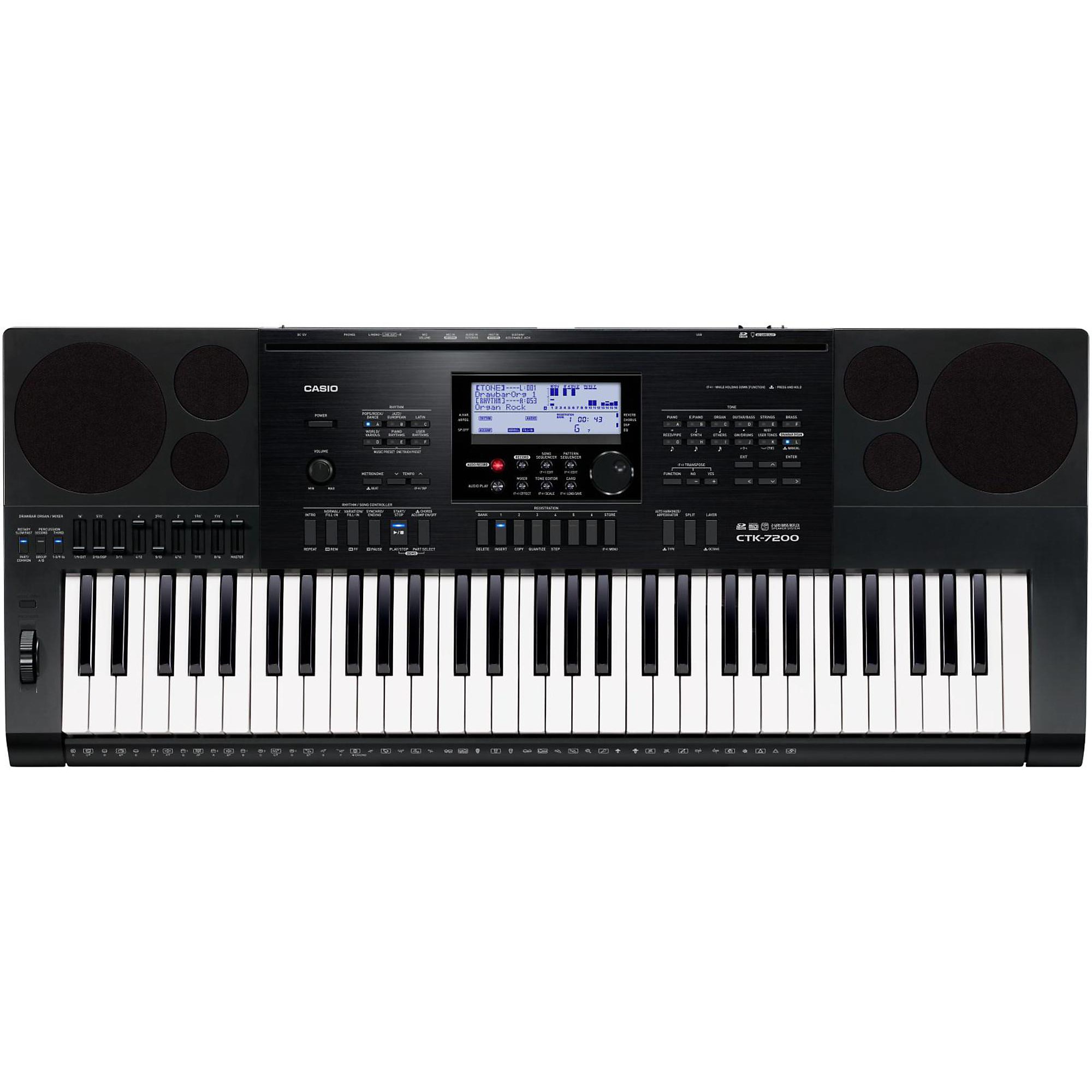 Open Box Casio CTK-7200 61-Note Portable Keyboard | Guitar Center