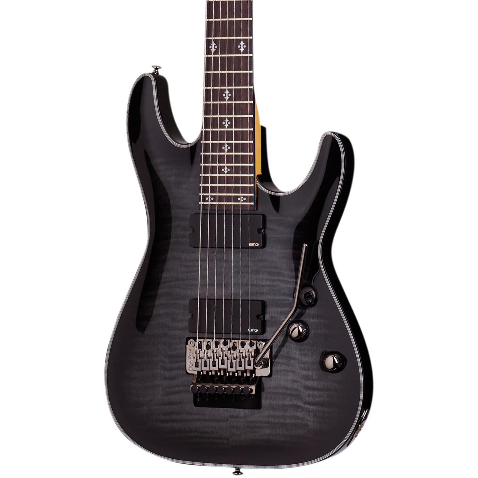 Schecter Guitar Research Damien Elite-7 Electric Guitar with Floyd