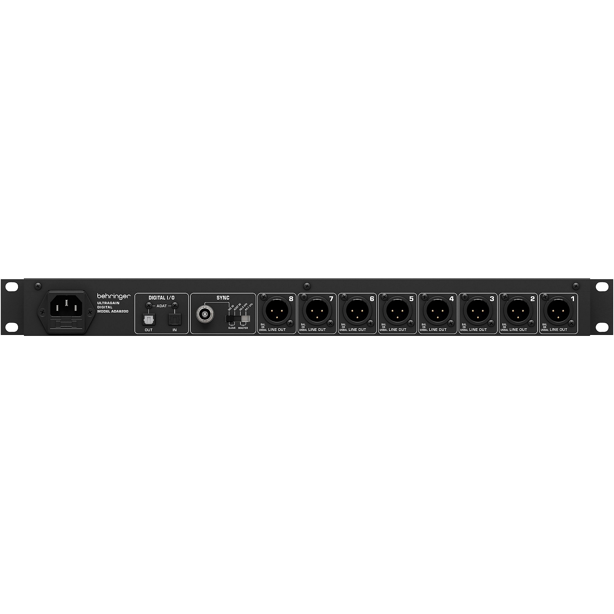 Behringer ADA8200 8-Channel Microphone Preamp AD/DA Converter With