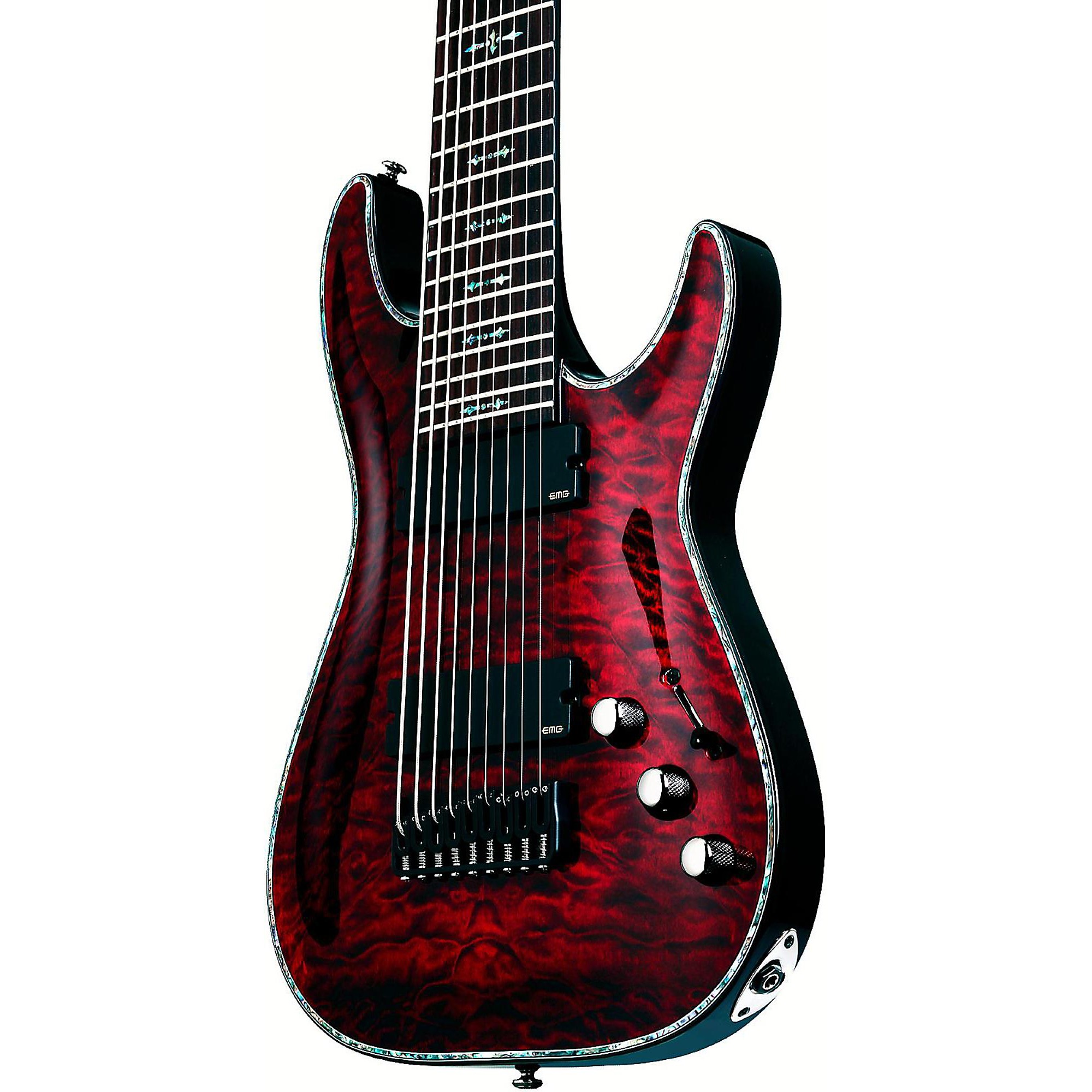 Schecter Guitar Research Hellraiser C-9 Electric Guitar Black