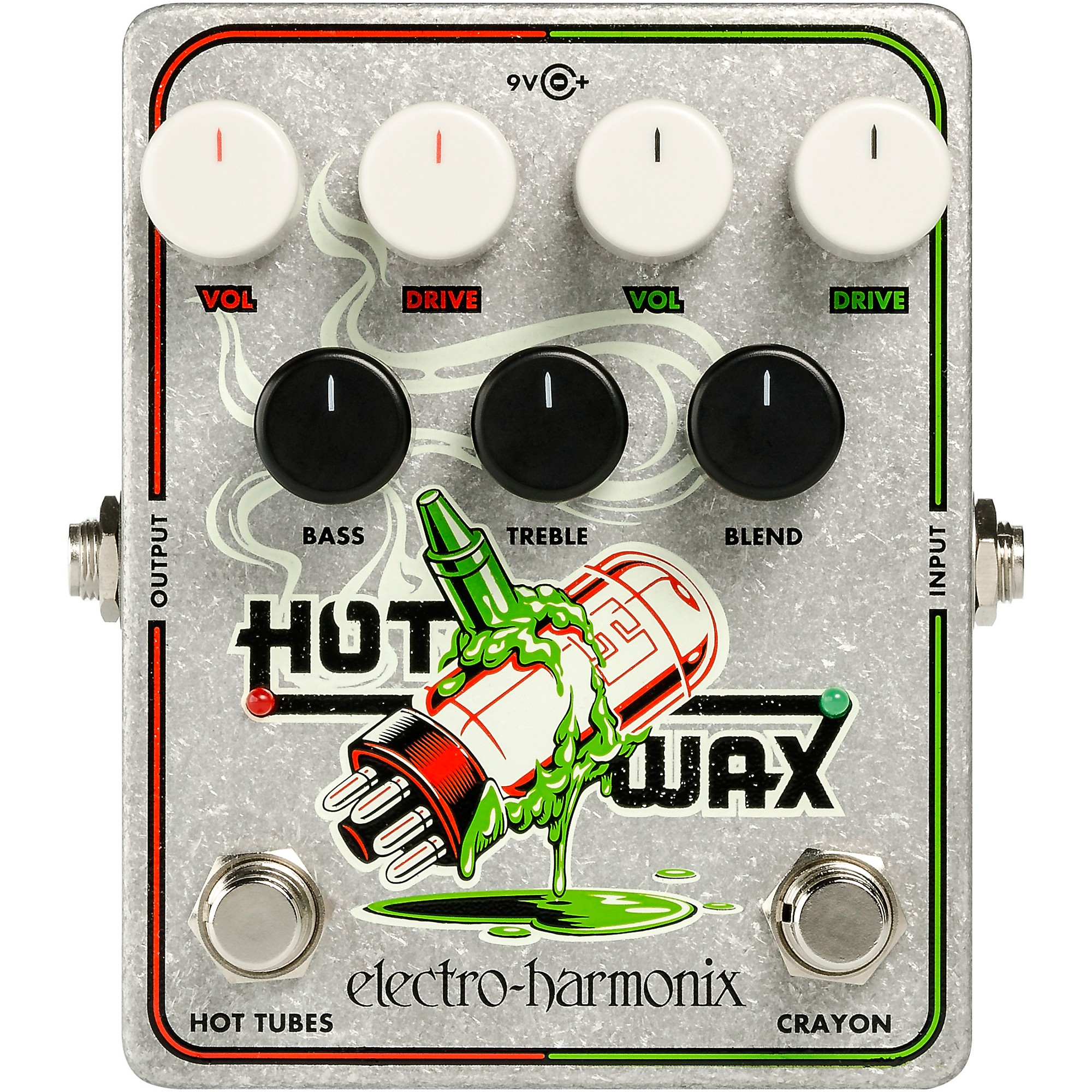 Electro-Harmonix Hot Wax Multi-Overdrive Effects Pedal | Guitar Center