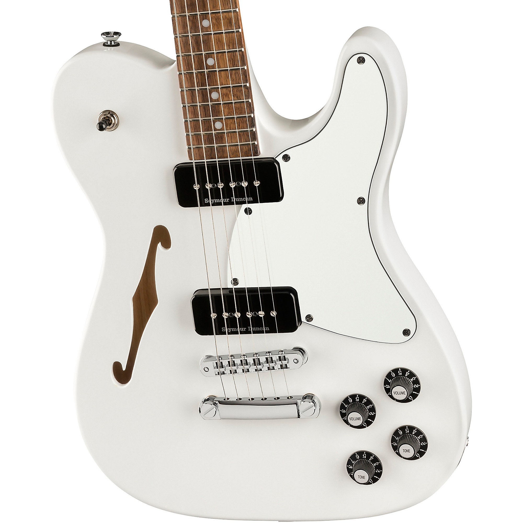 Fender Jim Adkins JA-90 Telecaster Thinline Electric Guitar Arctic