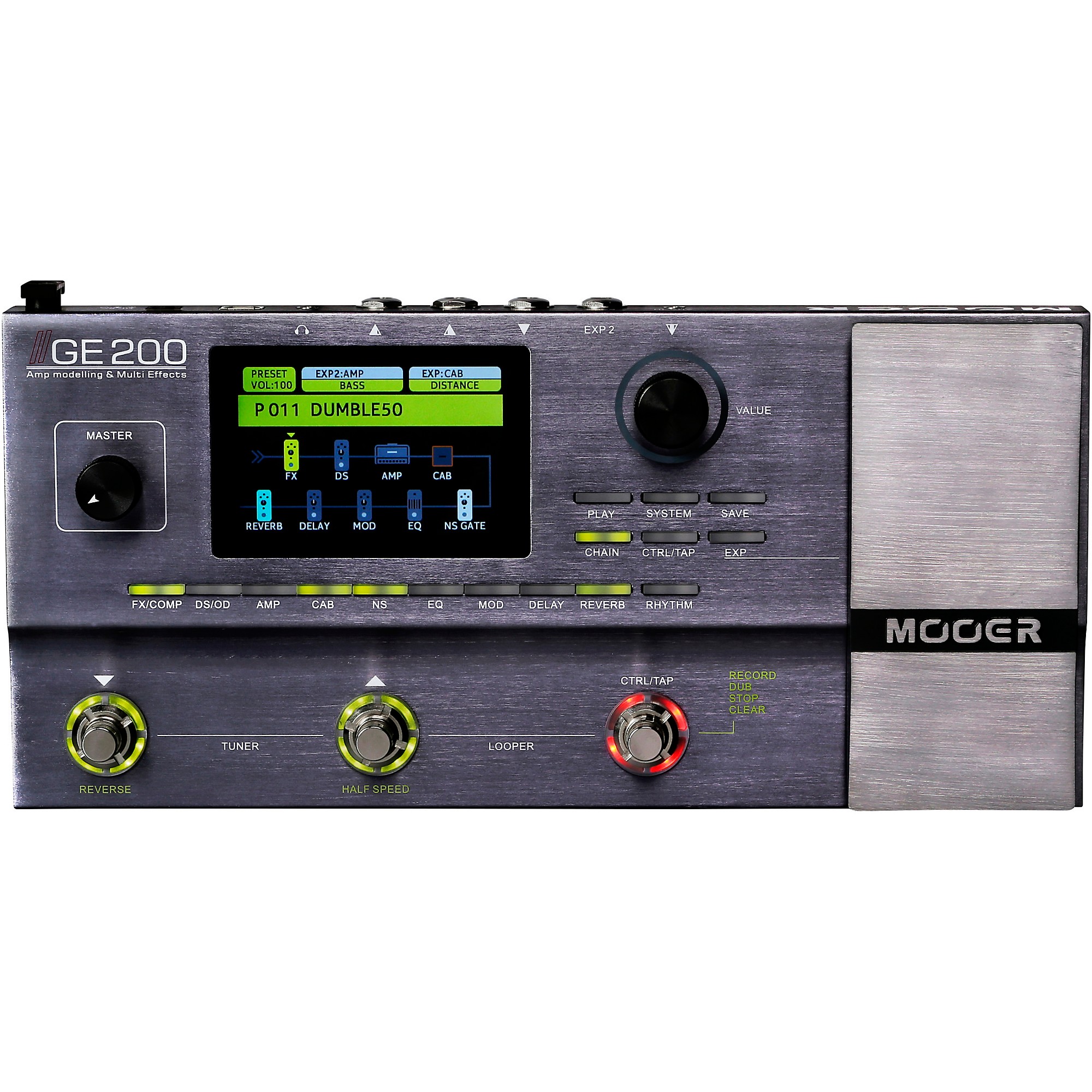 Mooer GE200 Guitar Multi-Effects Processor | Guitar Center