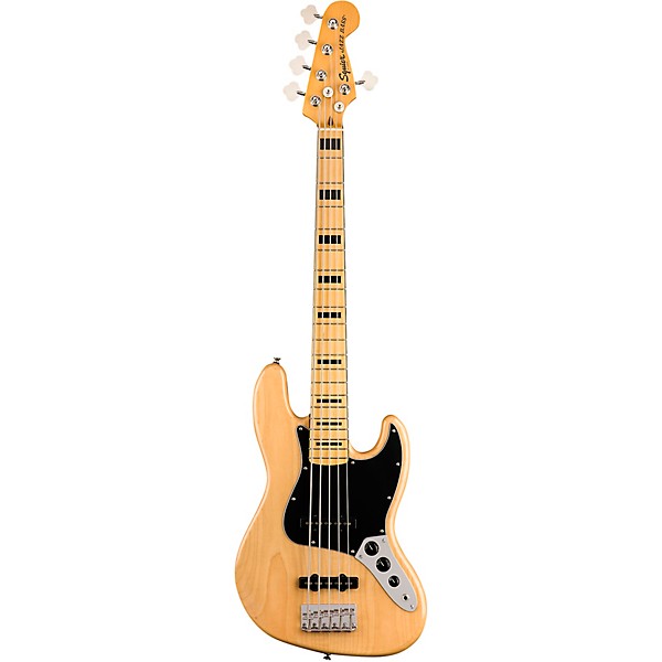 Squier Classic Vibe '70s Jazz Bass V 5-String Bass Guitar Natural