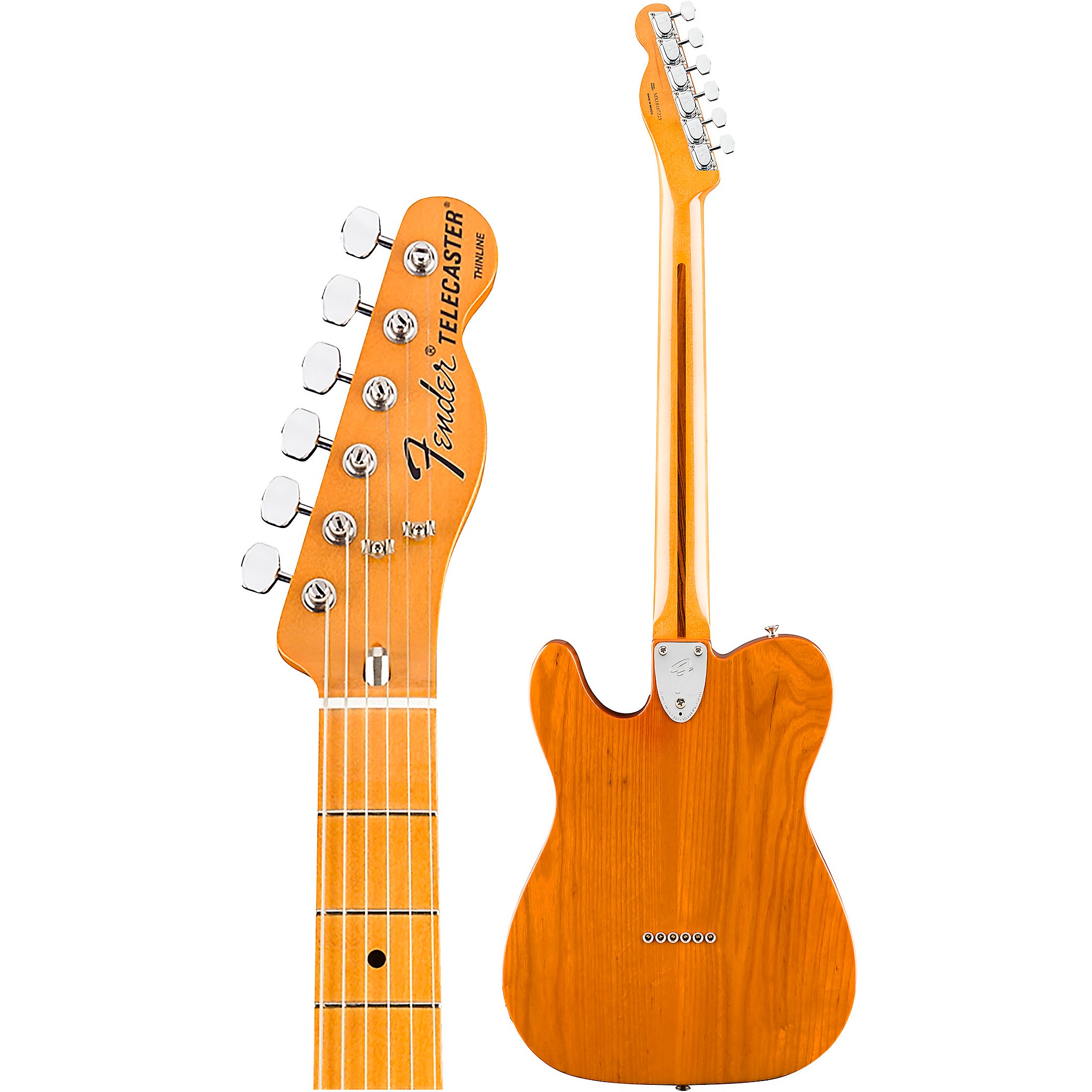 Fender Vintera '70s Telecaster Thinline Electric Guitar Aged