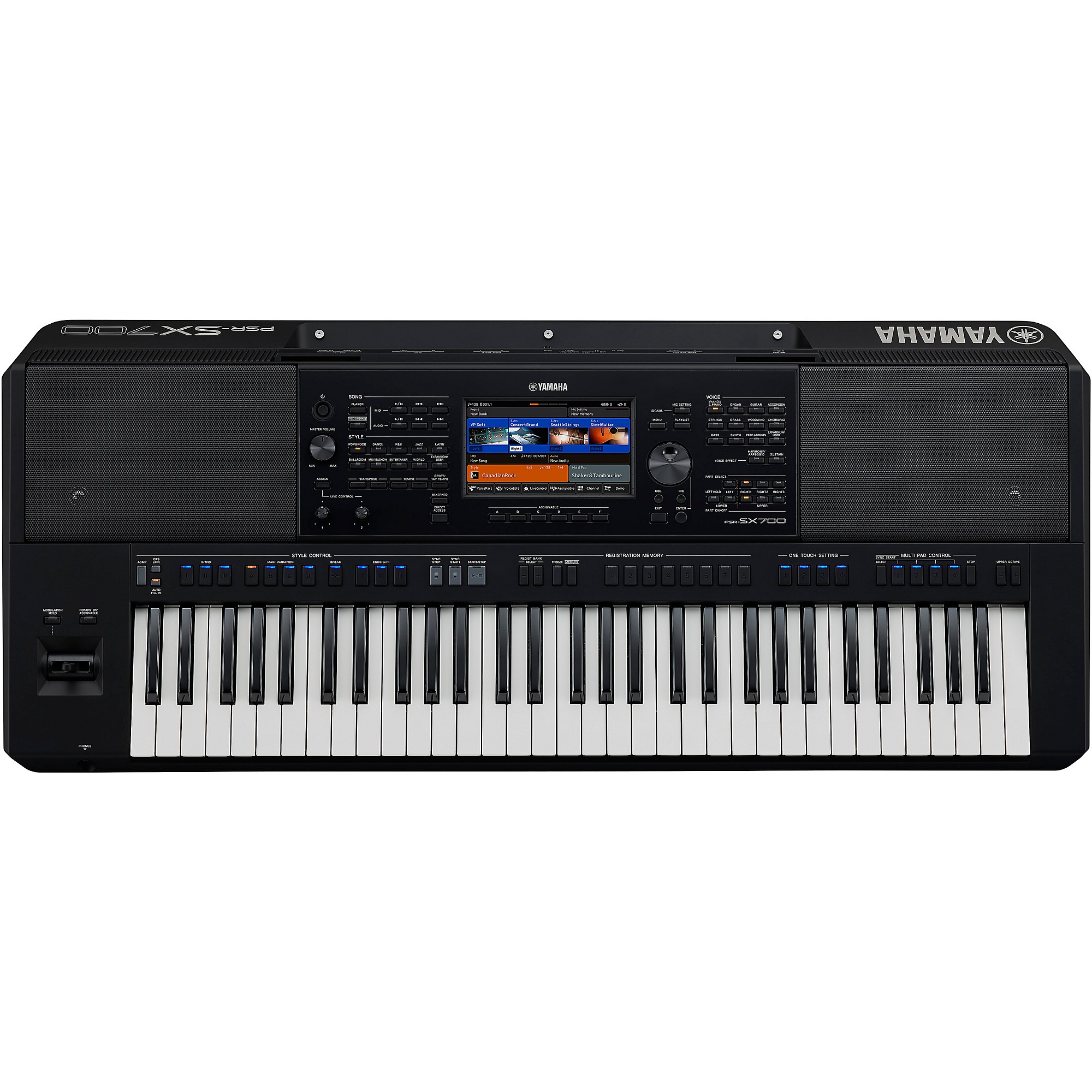 Open Box Yamaha PSR-SX700 61-Key Mid-Level Arranger Keyboard