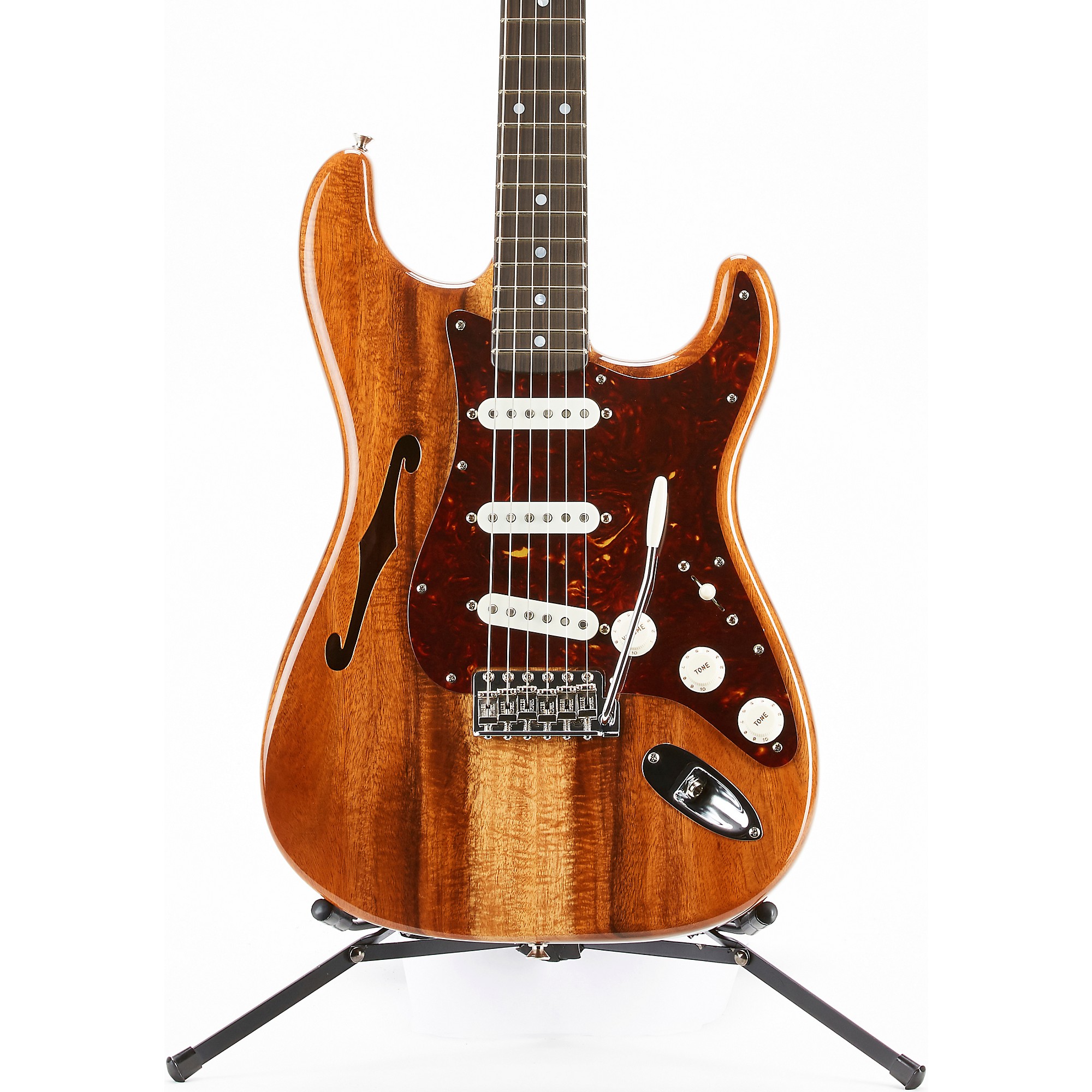 Open Box Fender Custom Shop Artisan Stratocaster Thinline Roasted