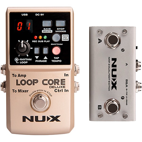 NUX Loop Core Deluxe Looper Pedal | Guitar Center