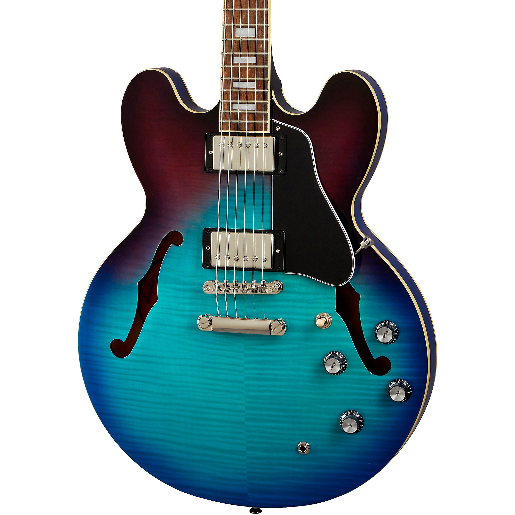 Epiphone ES-335 Figured Semi-Hollow Electric Guitar - Blueberry