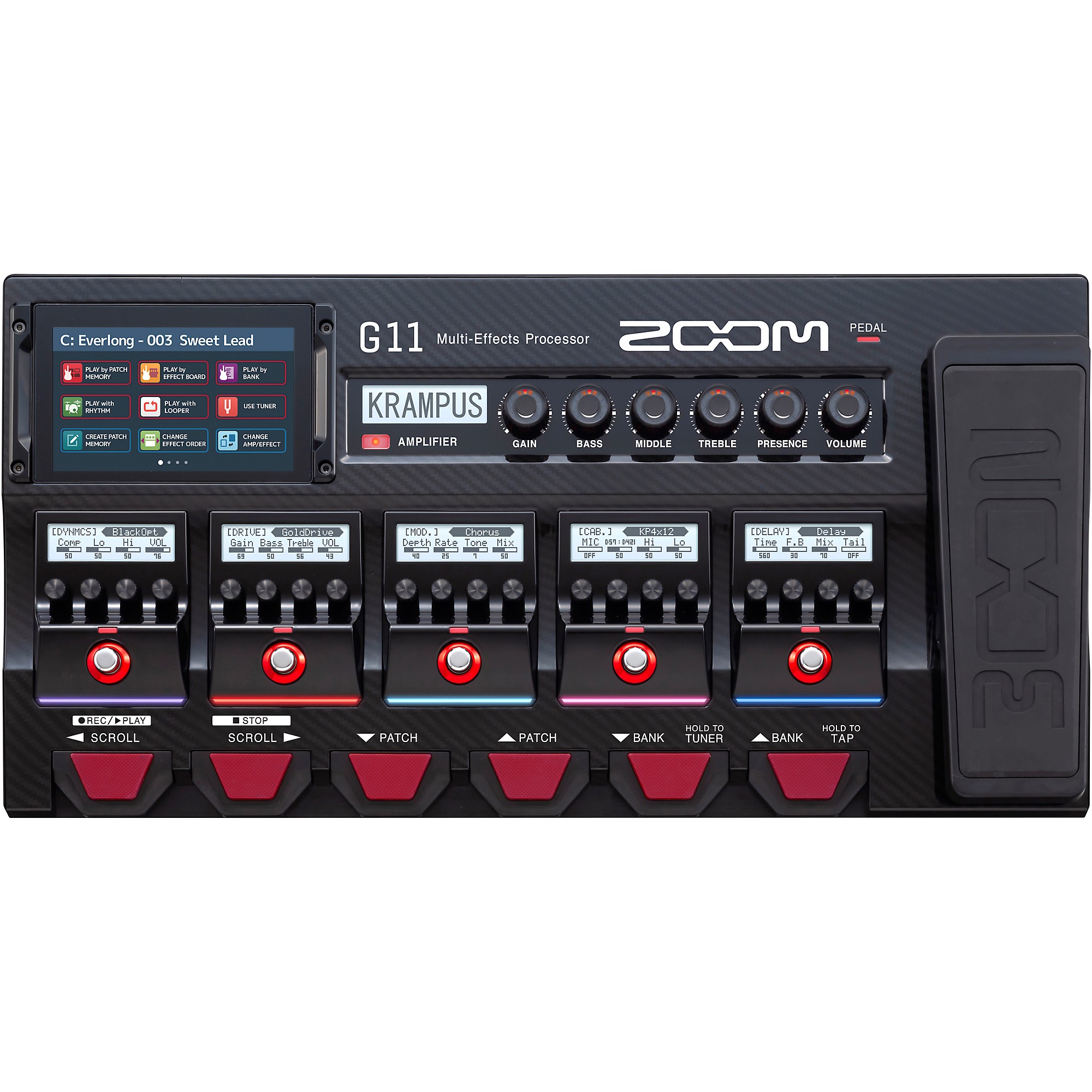 Zoom G11 Multi-Effects Processor With Expression Pedal | Guitar Center