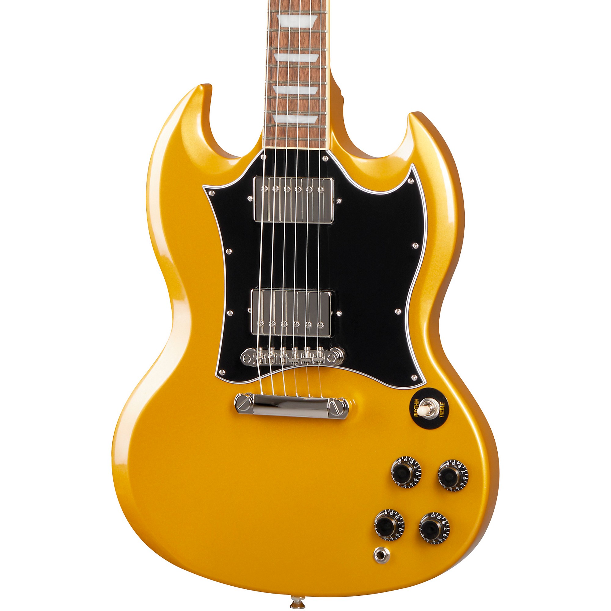 Open Box Epiphone SG Traditional Pro Electric Guitar Metallic Gold
