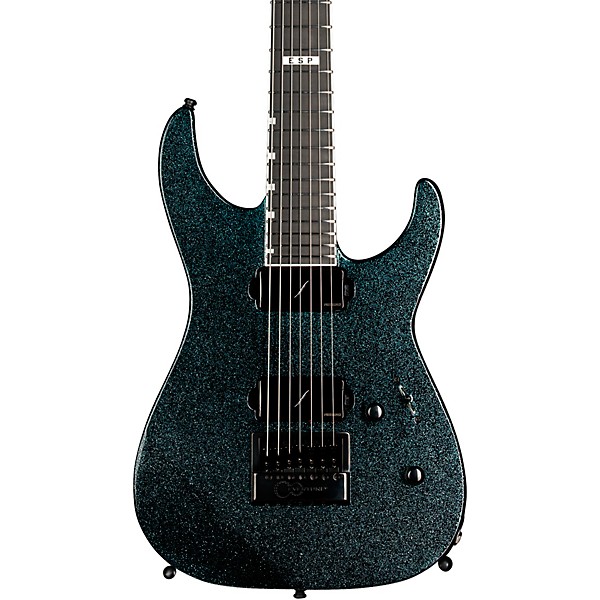ESP E-II M-II 7B Baritone EverTune Electric Guitar Granite Sparkle