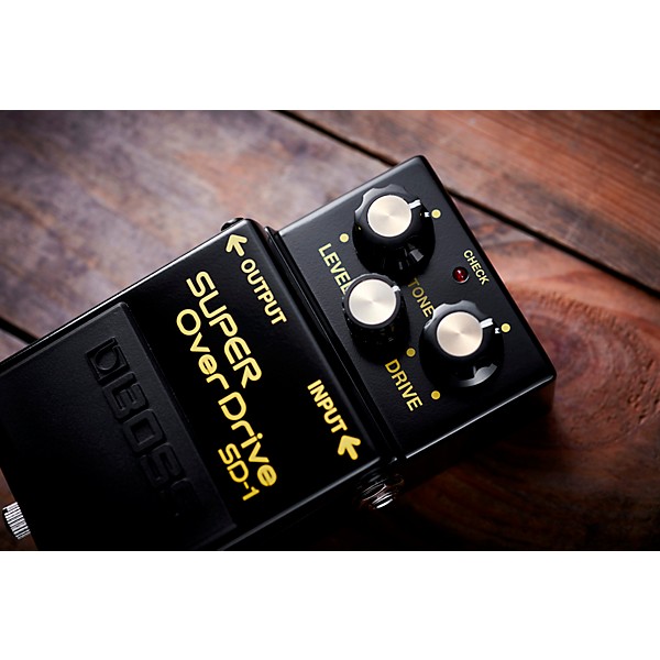 BOSS 40th Anniversary SD-1-4A Super OverDrive Effects Pedal Black