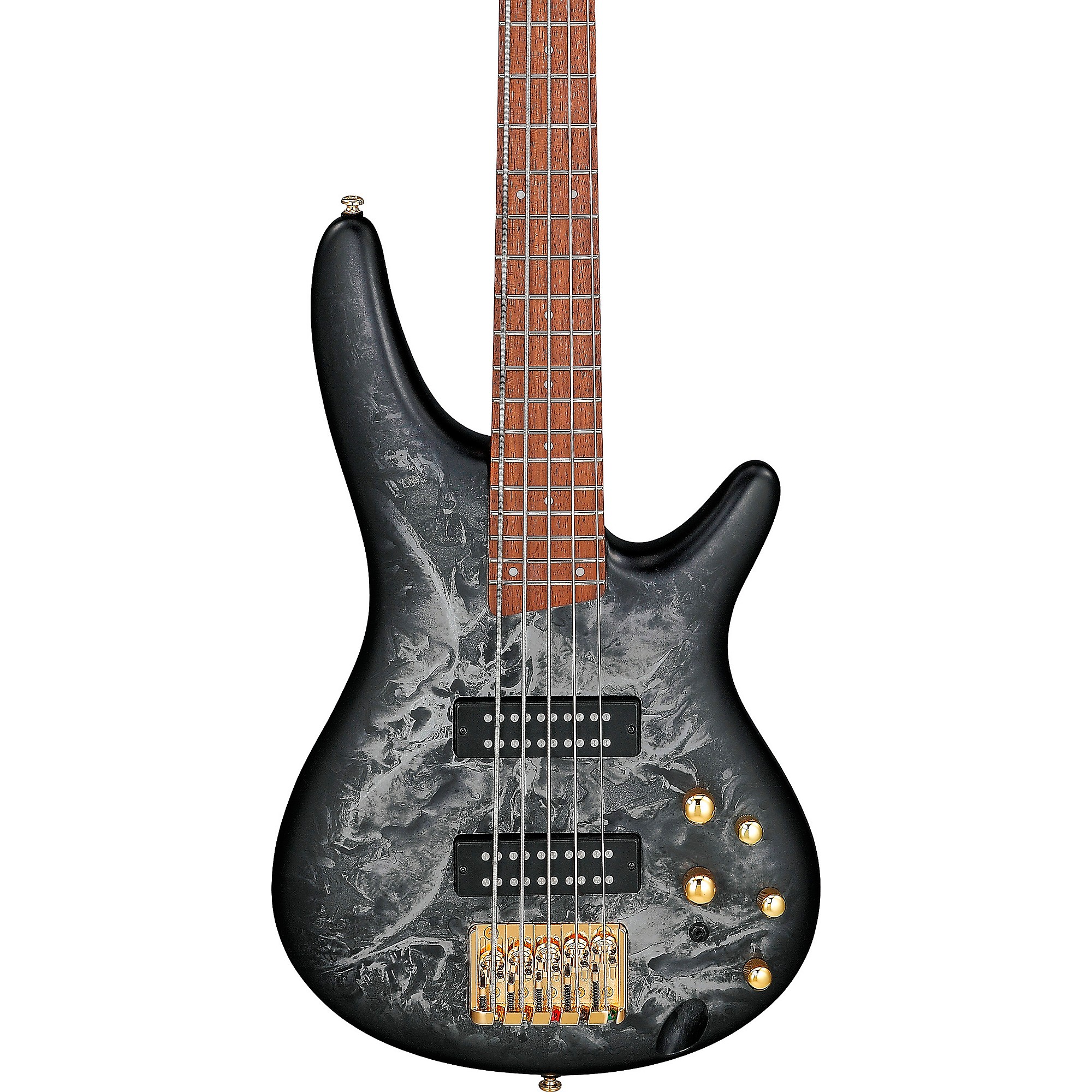 Ibanez SR305EDX 5-String Electric Bass Guitar Black Ice Frozen