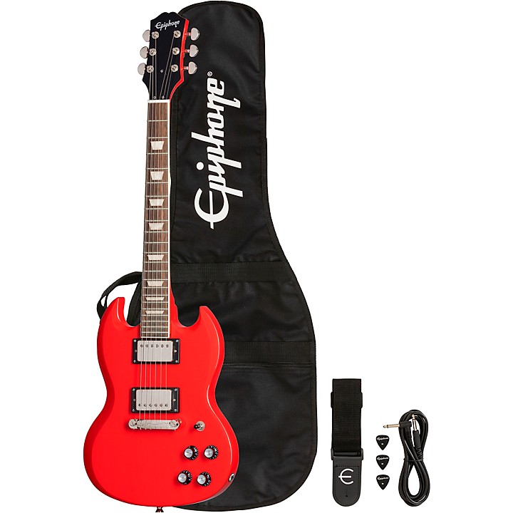 Epiphone Power Players SG Electric Guitar Lava Red | Guitar Center