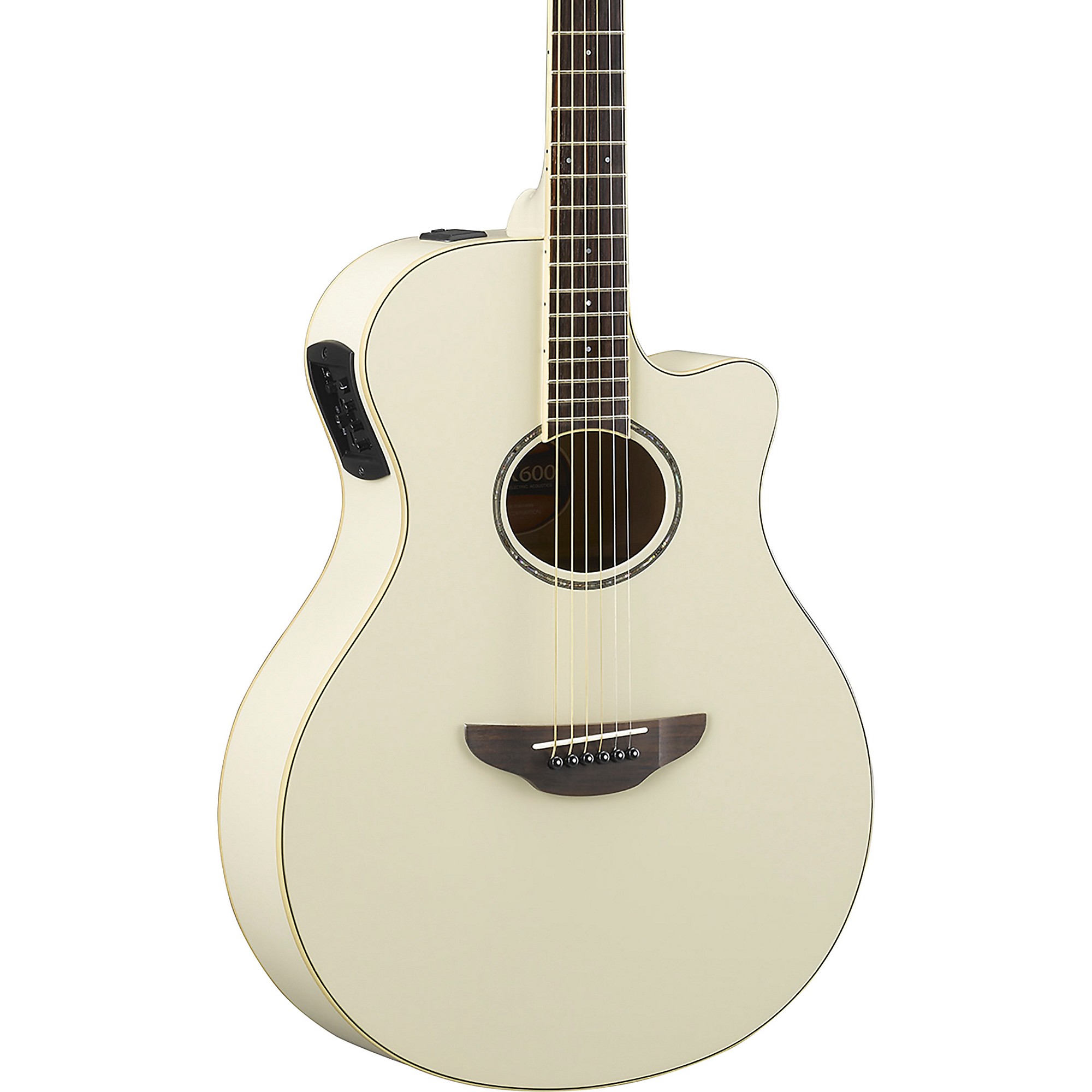 Yamaha APX600 Acoustic-Electric Guitar Vintage White | Guitar Center