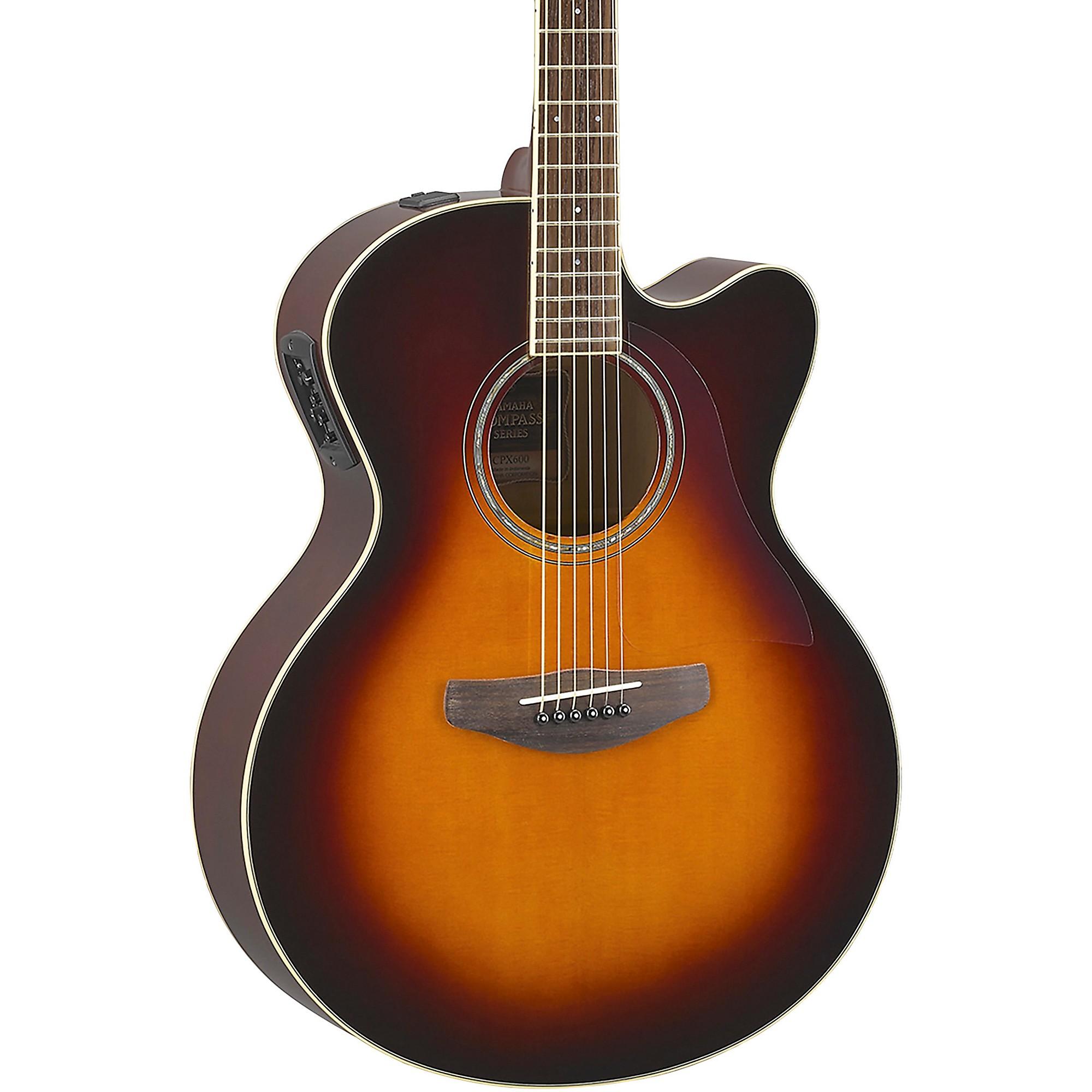Yamaha CPX600 Medium Jumbo Acoustic-Electric Guitar Old Violin