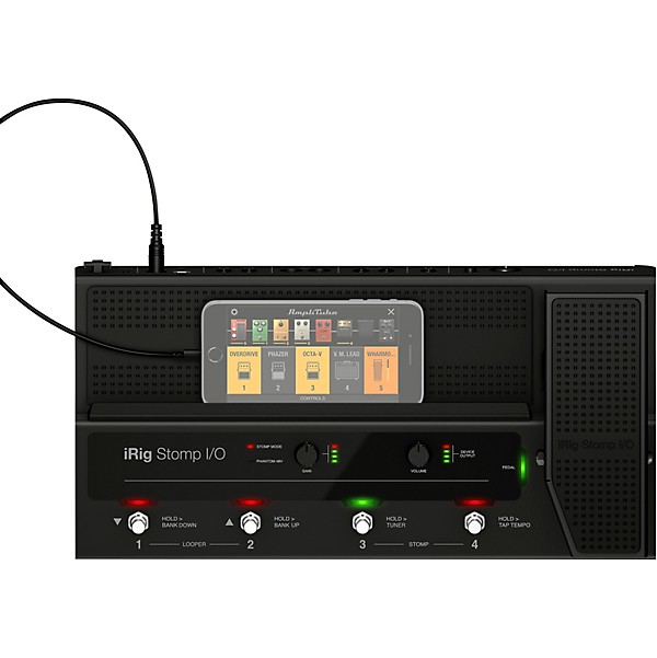 IK Multimedia iRig Stomp I/O USB Pedalboard Controller | Guitar Center