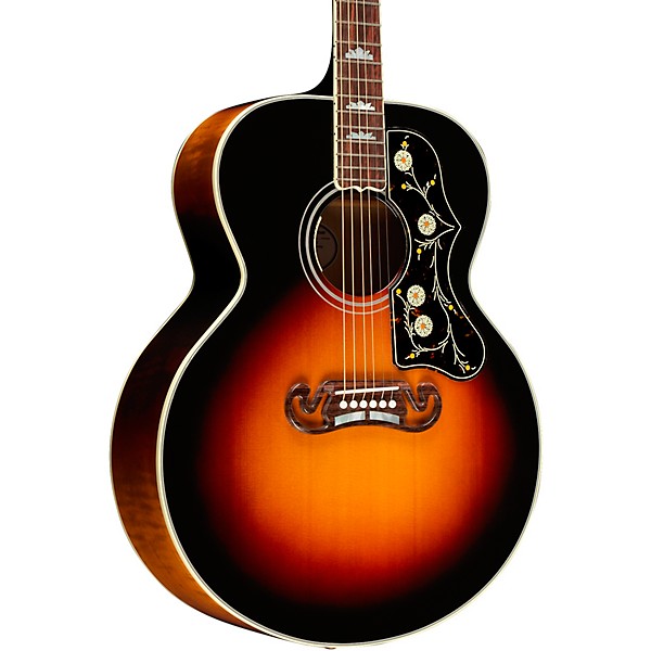 Platinum Gibson SJ-200 Standard Acoustic-Electric Guitar Tri-Burst