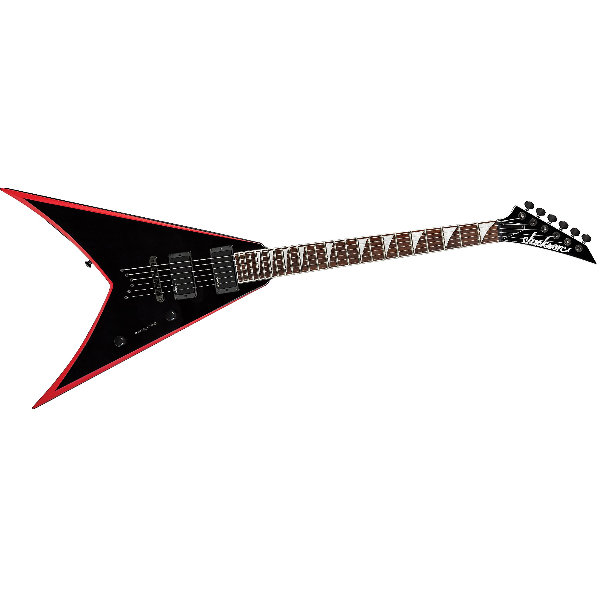 Jackson KVXT King V X Series Electric Guitar Black, Blood Red
