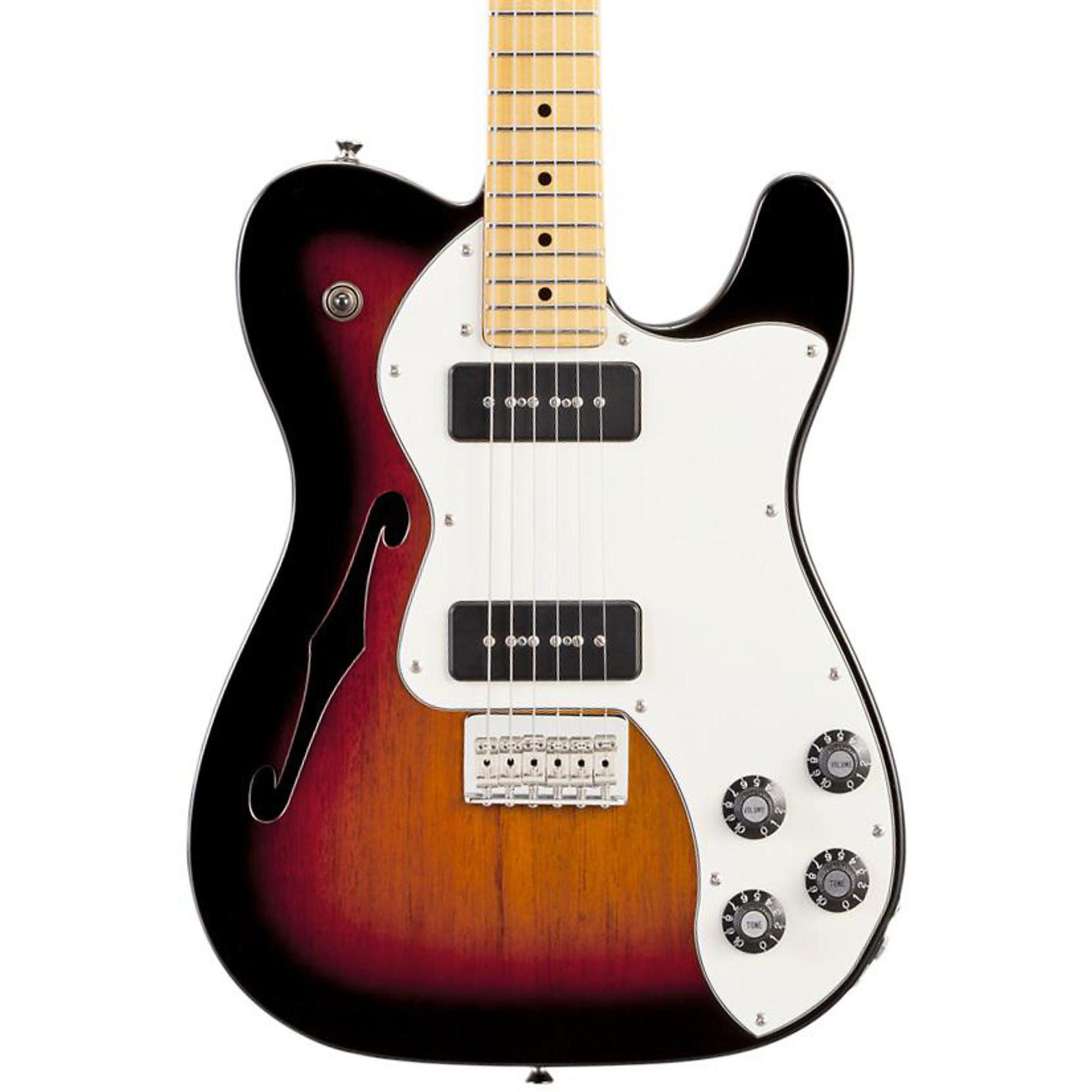 Fender Modern Player Telecaster Thinline Deluxe Electric Guitar 3