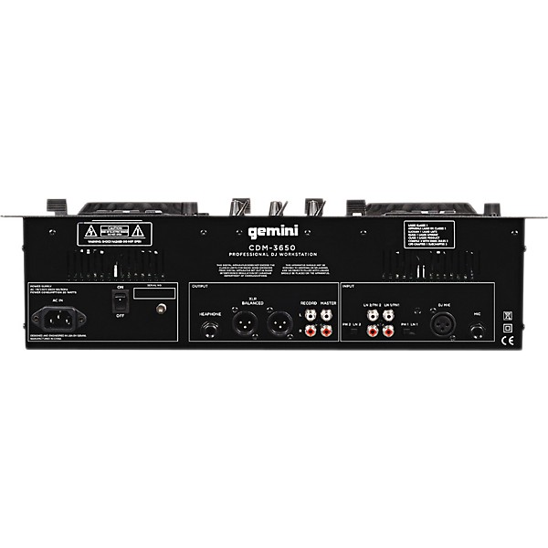 Gemini CDM-3650 Dual CD Mixing Console | Guitar Center