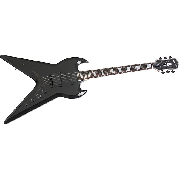 Open Box Epiphone Zakk Wylde ZV Custom Electric Guitar Ebony