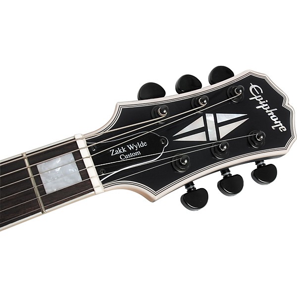 Open Box Epiphone Zakk Wylde ZV Custom Electric Guitar Ebony